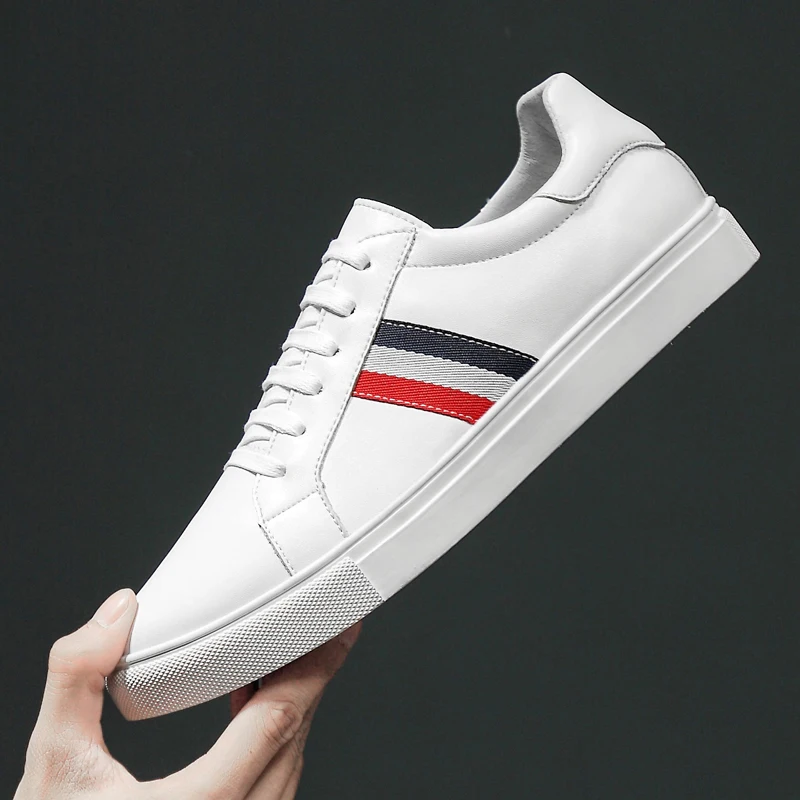 

Autumn 2025 Men's White Chunky Sneakers - Breathable Minimalist Design, Student-Friendly & Instagram Popular