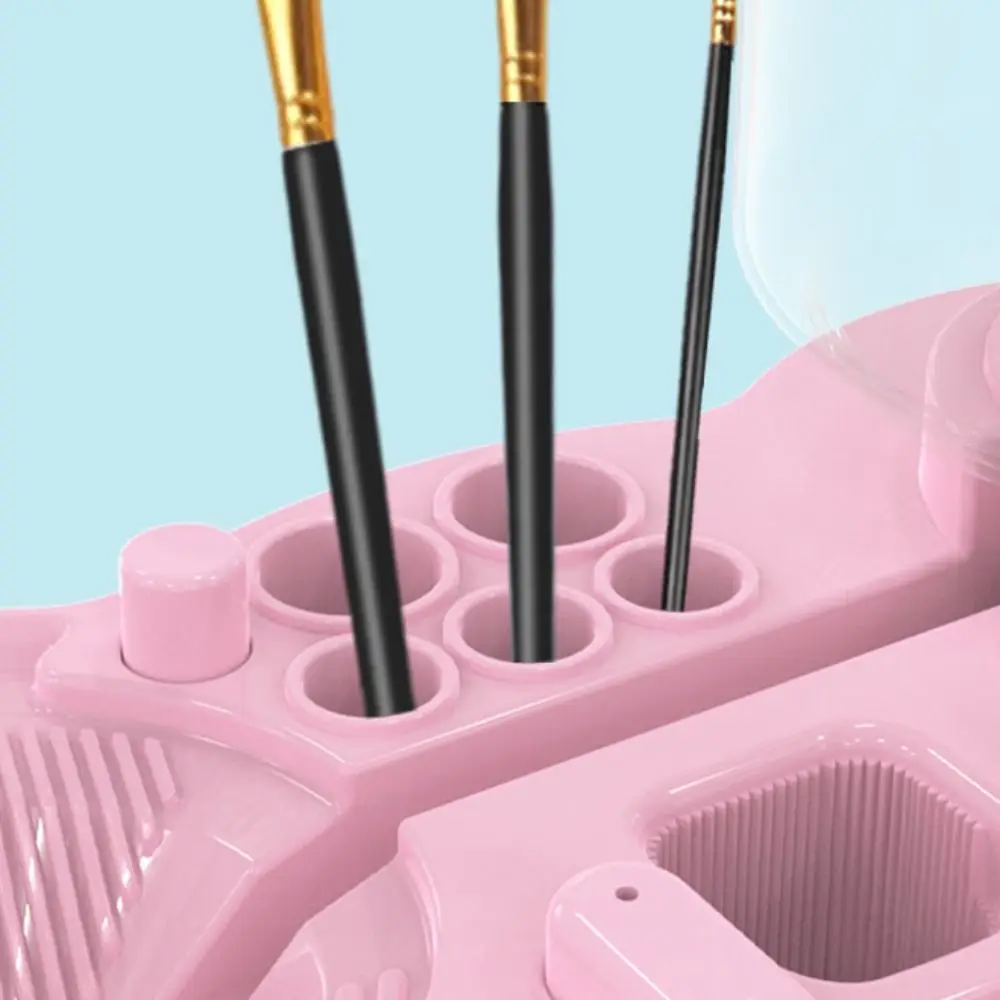 

Drain Button Paint Brush Cleaner Acrylic Paint Brush Clean Device Paint Brush Cleaning Machine Automatic Water Circulation