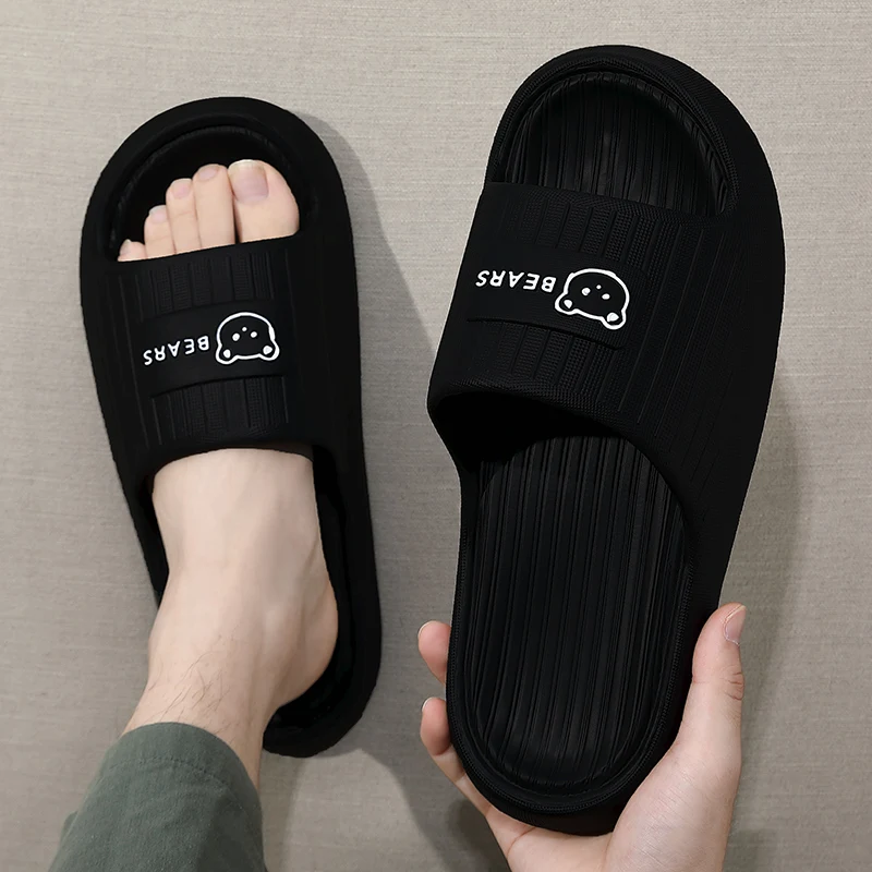 

Men's EVA Slippers Indoor Outdoor Wearable Anti Slip Odor Control Summer New Sle Home Batoom oes Comfortable Home Slippers