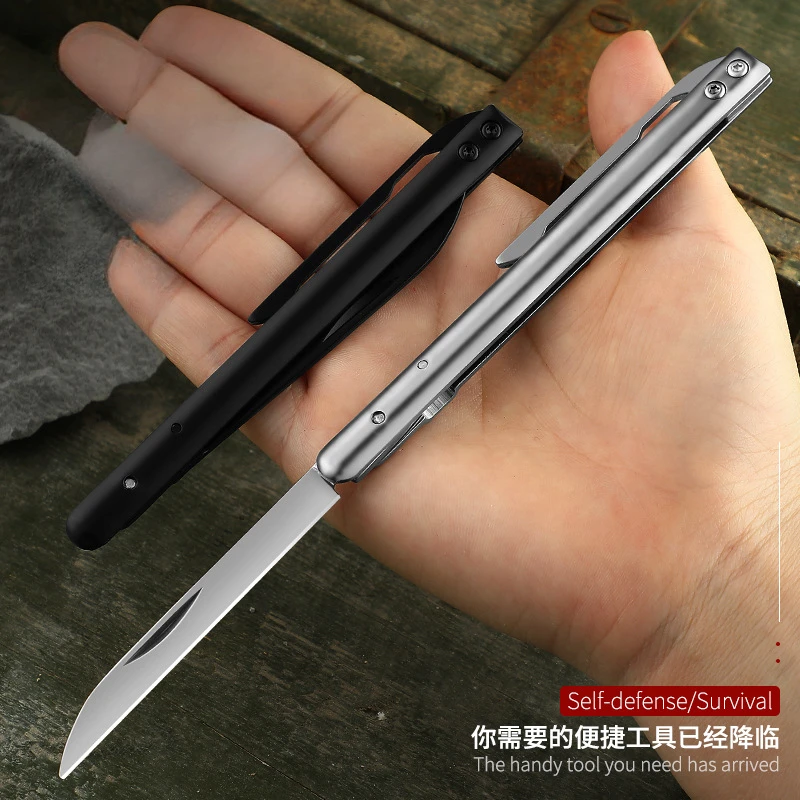 

2024 New Creative Pen Mini Stainless Steel Knife