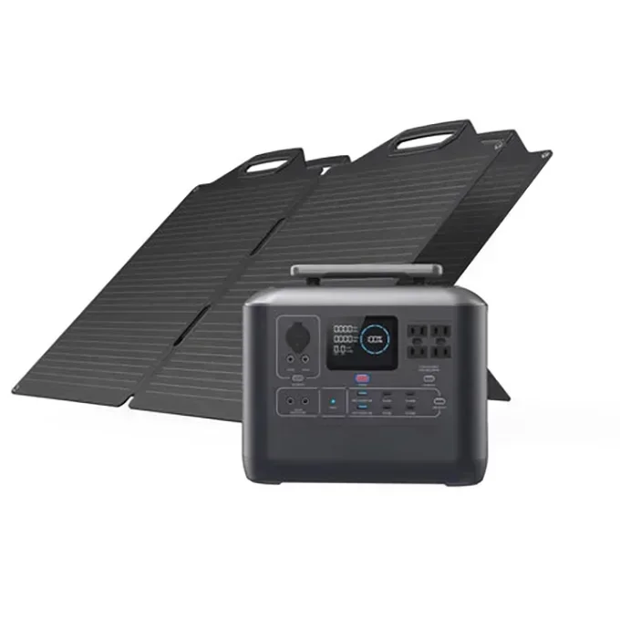 

Excellent Top Quality 110V 1075Wh Backup Lithium Ion Battery Camping Generator 1000W Portable Solar Backup Generator For Rv Outd