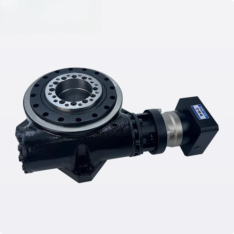 

Heavy-Duty Hollow Rotary Platform Large Diameter Side-Mounted Reducer Indexing Plate Precision Cam Divider DD Motor