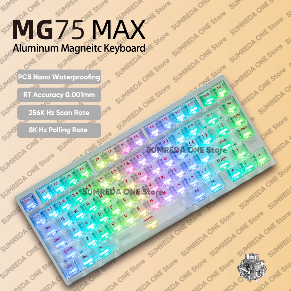 IROK MG75 PRO MG75 Max Aluminum Magnetic Mechanical Keyboard