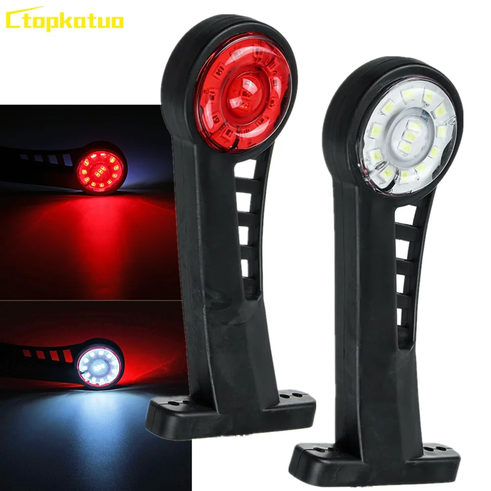 

2PCS Ultra Bright Car Side Light Outline Lamp Lighting for Truck TrailerCaravan LED indication Rear Lights Tail Car Accessories