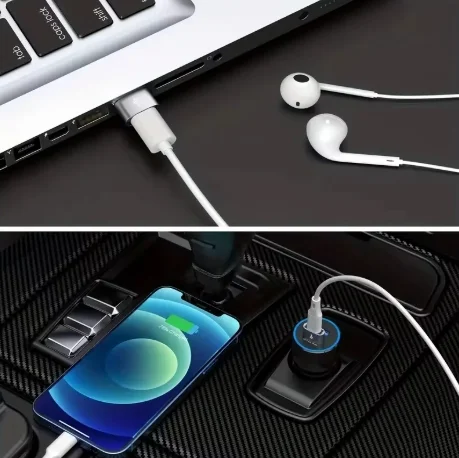 5 قطع من محولات OTG USB إلى USB C، بناء معدني متين، توافق عالمي بما في ذلك iPhone iPad Samsung S23 IWatch AirPods