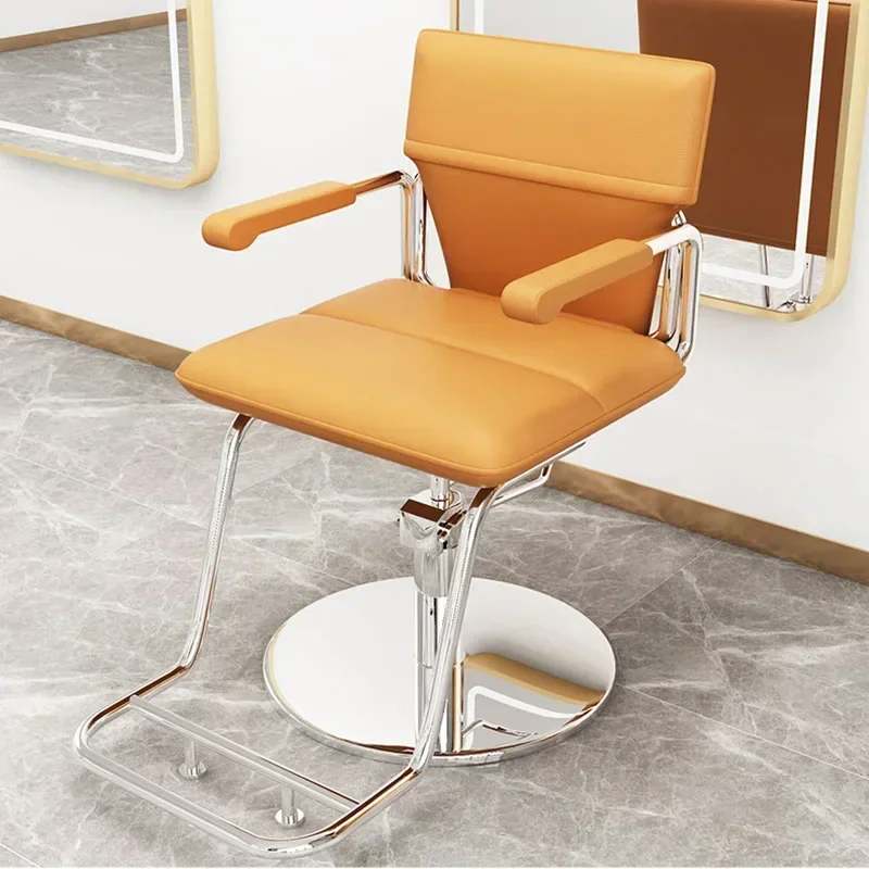 

Beauty Portable Barber Chair Classic Upmarket Modern Simple Comfort Ergonomic Chair Petite Trendy Salon Taburete Salon Furniture
