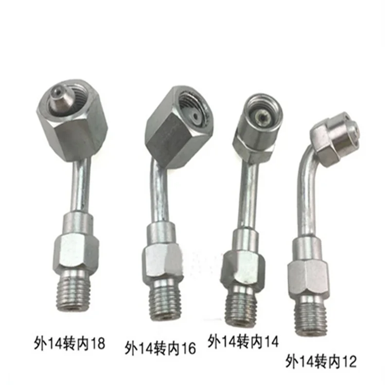 

M12 M14 M16 M18 Oil Tube Conversion Joint Common Rail Injector Connector Test Bench Bent Pipe