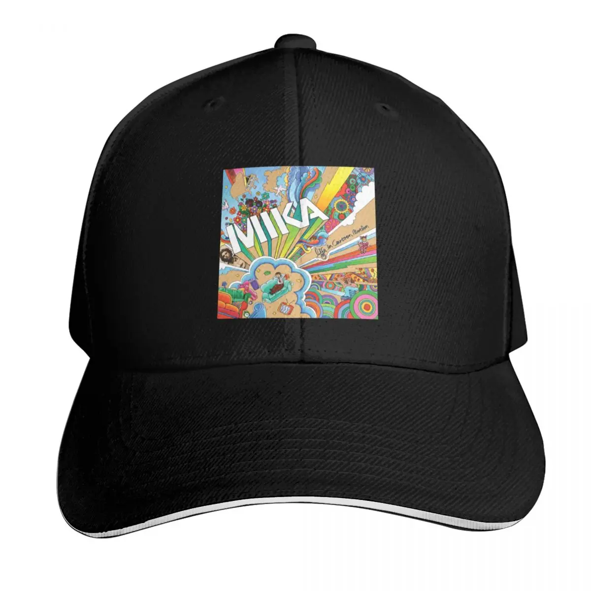 Mika life in cartoon motion Baseball Cap Curved Brim Classic Fit Low Profile Unstructured Unisex for Men Women