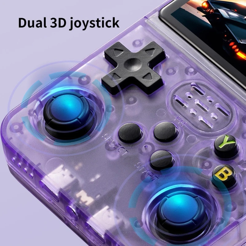 128G R36S Retro Handheld Video Game Console Linux System 3.5 Inch IPS Screen R35s Pro Portable Pocket Video Player 64GB Games