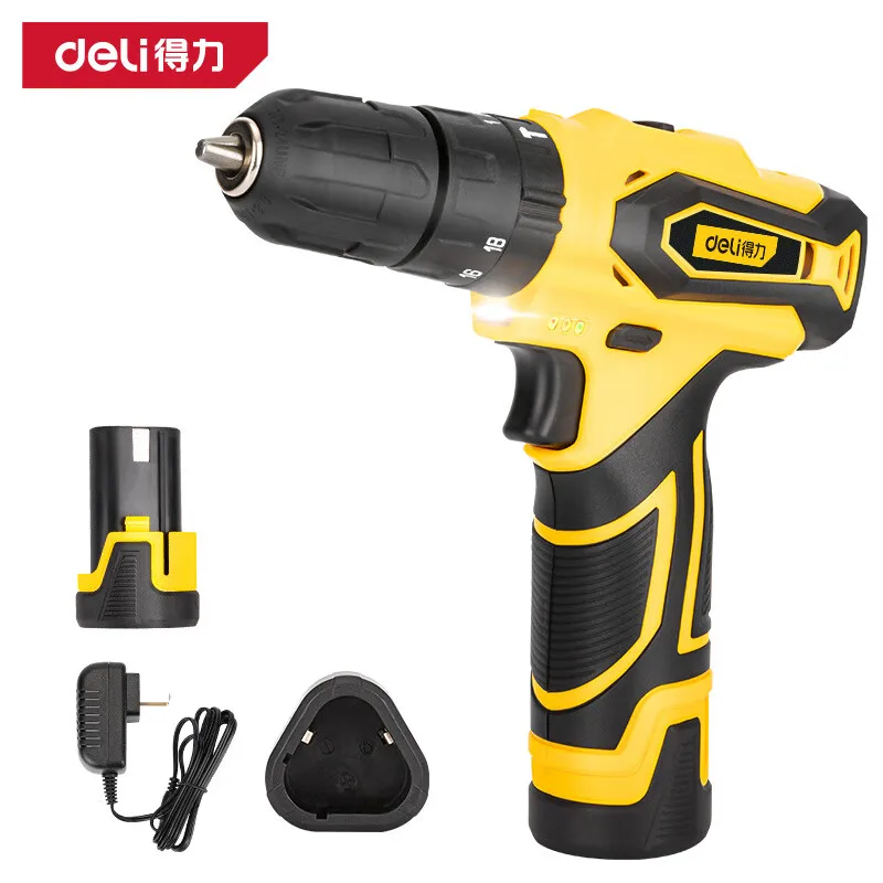 

Powerful cordless drill, 12v lithium impact drill, 25n.m, single electric, home use gun drilling tool, electric screwdriver.