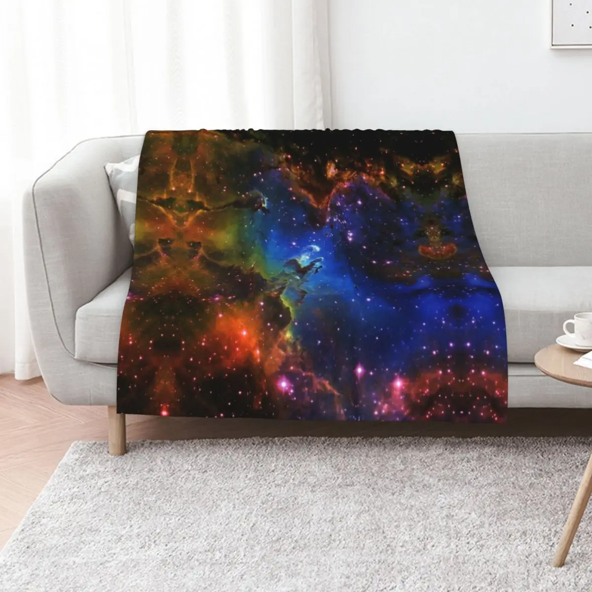 

Galaxy Eagle Throw Blanket Flannels Summer Beddings heavy to sleep blankets ands Blankets