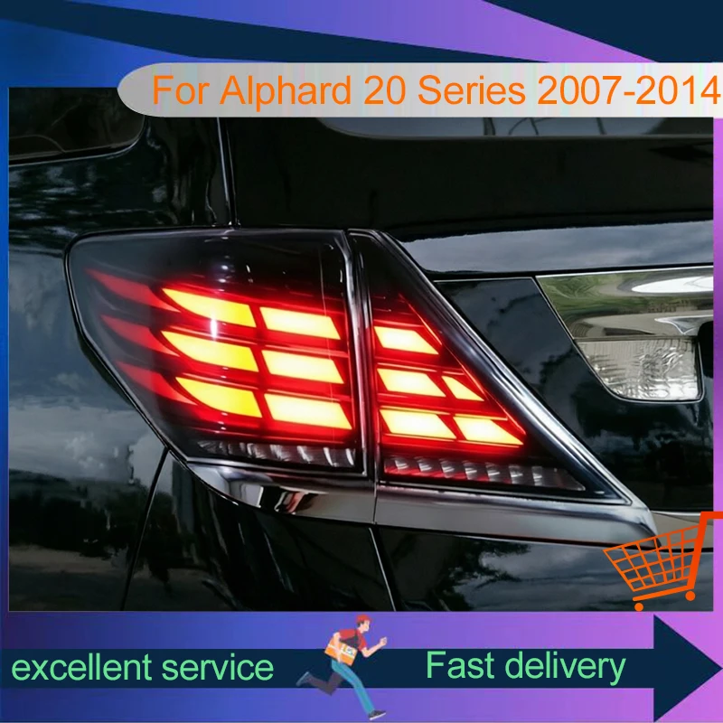 Car Stuff Styling For Toyota Vellfire Alphard 20 Series 2007-2014 Reverse Lamp DRL Taillight Upgrade LED Bulbs Auto Accessories