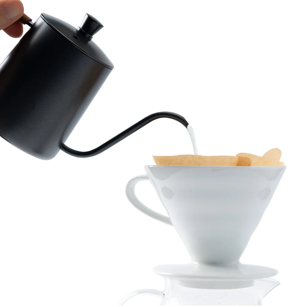 Kawa ze stali nierdzewnej na gęsiej szyi herbata woda dzbanek do kawy 350ml/600ml dzbanek do kawy Cafe Barista akcesoria kuchenne iCafilas