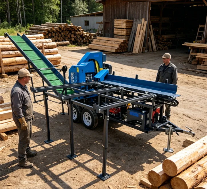 Log Splitter Wood Chipper Firewood Processor for Tree Wood Splitting and Harvesting Machine