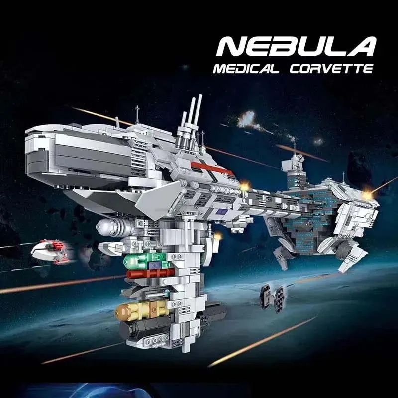 

1988 PCS Nebulon Model B Escort Medical Frigate Corvette Building Blocks Bricks Kids Birthday Christmas Gift Toy