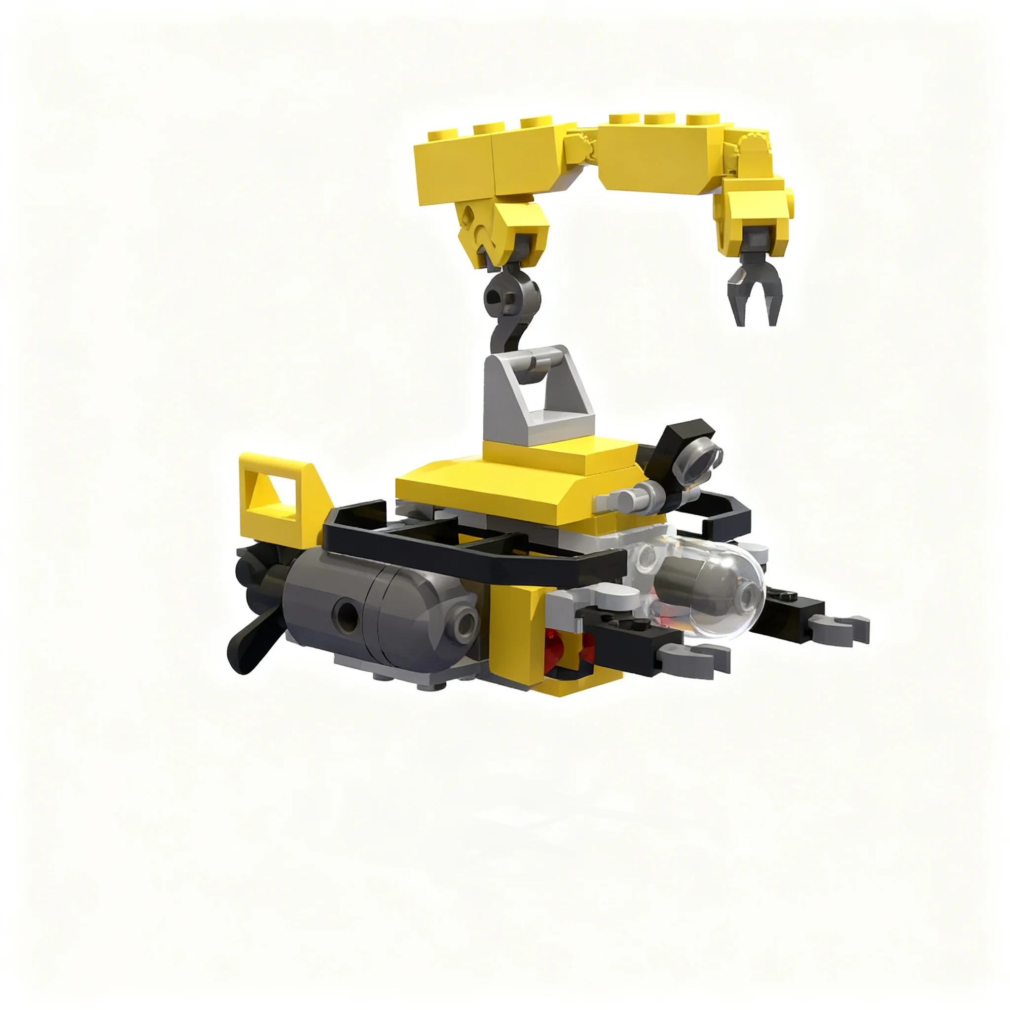 251pcs MOC City Harbor Deep Sea Explorers Diver Support Vessel Model Building Blocks Christmas Gift DIY Craft Creative Education