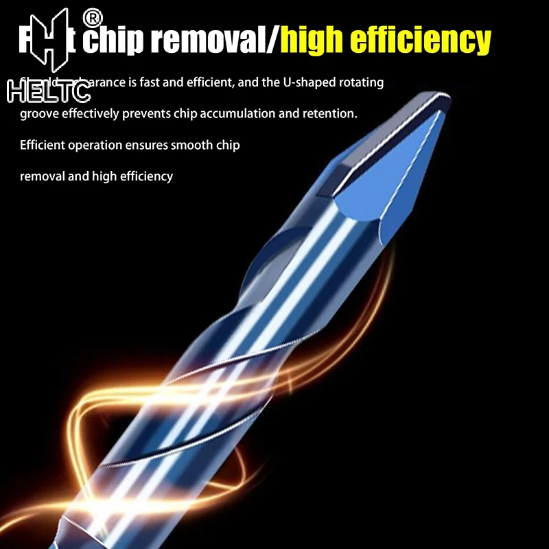 

Rotary Bit For Glass Ceramic Tile Brick Plastic Wood Mason Hard Alloy Wall Hole Cutter Saw Masonry Concrete Spiral Drill Bit