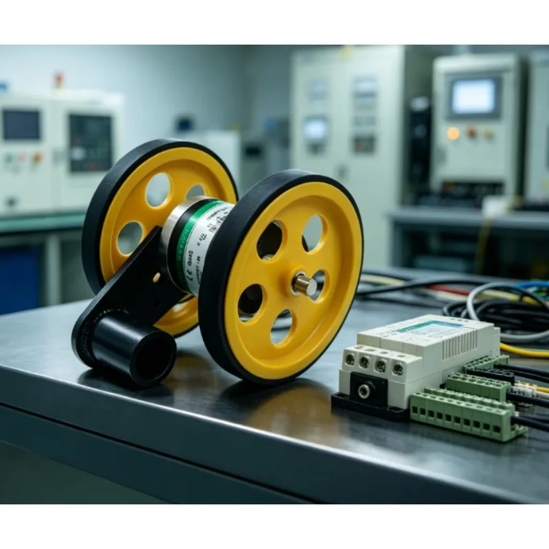 Two-wheel meter counter, meter wheel, matching outer diameter 52mm encoder, wheel circumference 200mm and 300mm optional