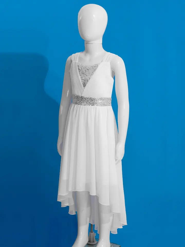 Enfant Robe de Soirée Communion Fille Robe d'été Demoiselle d'honneur