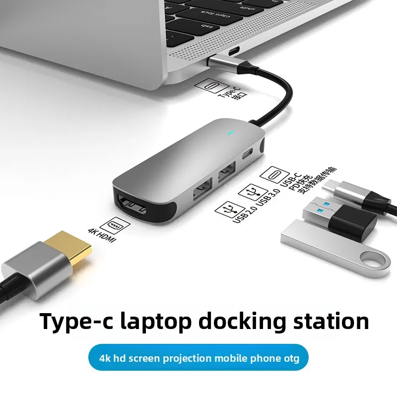 محطة إرساء USB C 13 في 1 مع HDMI 4K، شحن لاسلكي، محور USB 3.0، إيثرنت PD 100 وات لأجهزة الكمبيوتر المحمول والهاتف MacBook Dell HP