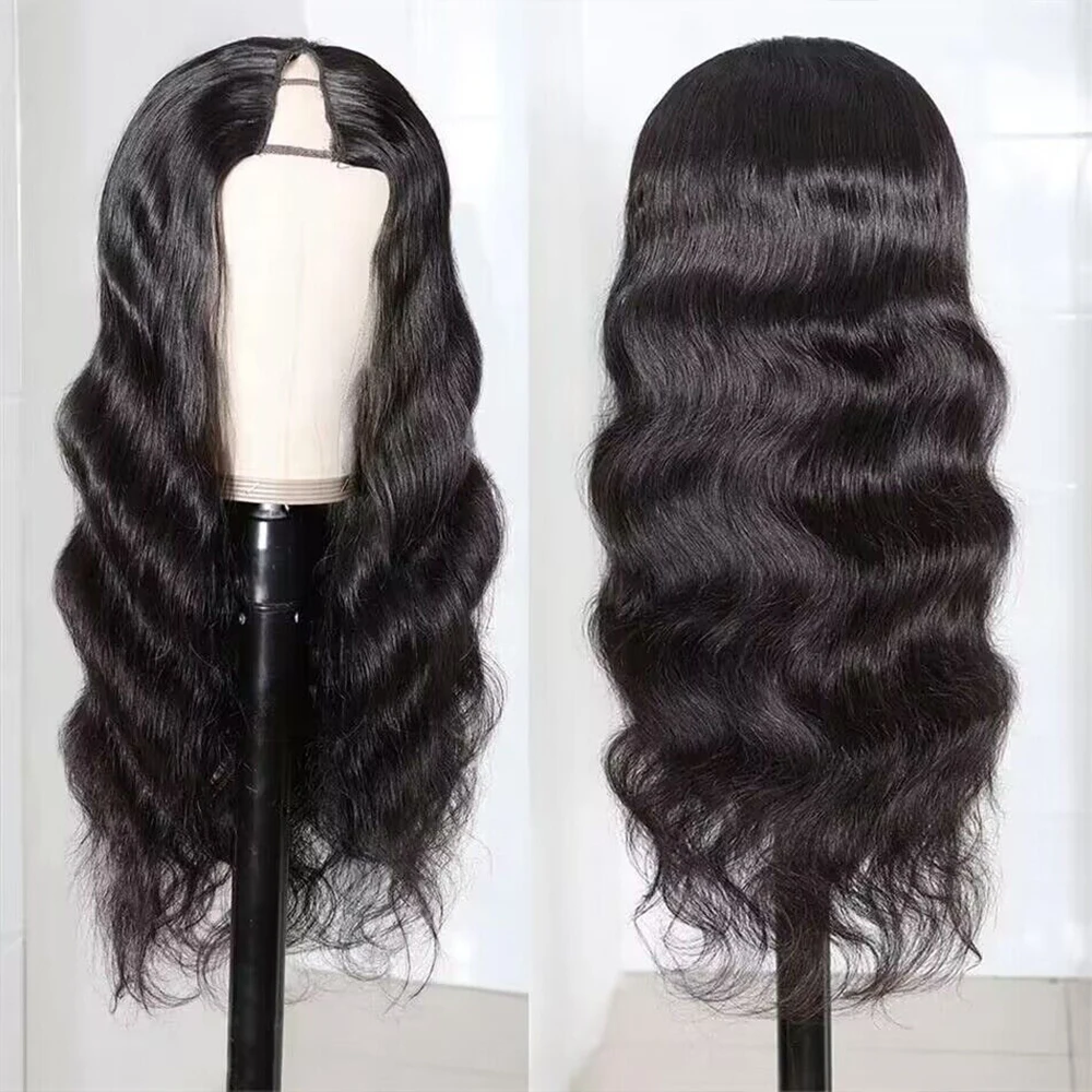 

200 Density V Part Wig Human Hair Body Wave Upgrade V Part Wig No Leave Out Glueless V Part Wig Human Hair Wig Remy Hair Daily