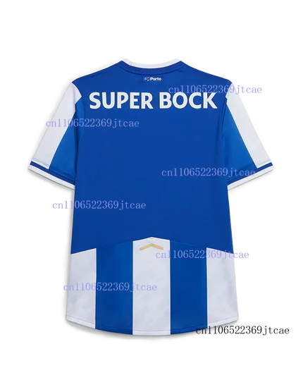 2026 Porto Fashion Camisetas de fútbol local y visitante Camiseta deportiva de manga corta con estampado 3D igual para adultos y niños