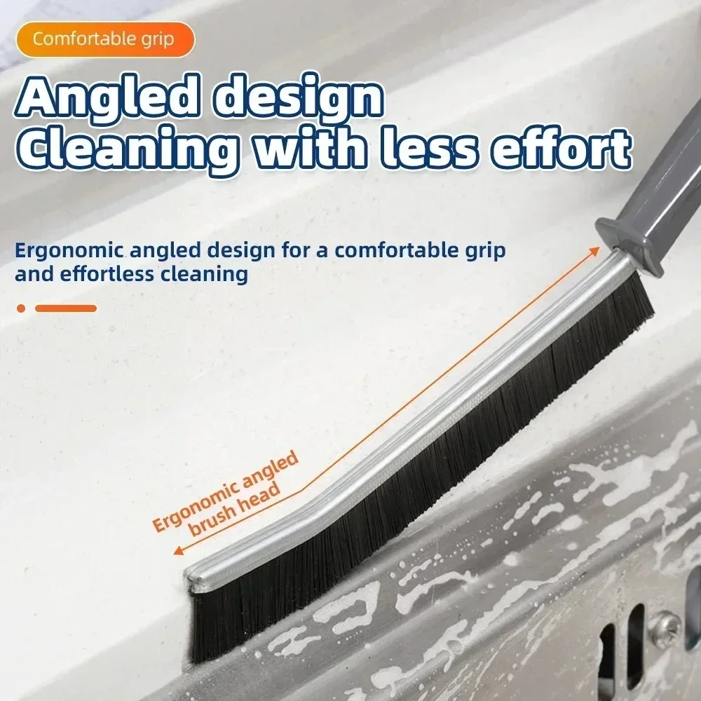 Hard-Bristled Crevice Cleaning Brush Kitchen Toilet Dead Angle Scrubber Corner Tile Grout Joints Crevice Cleaning Tools