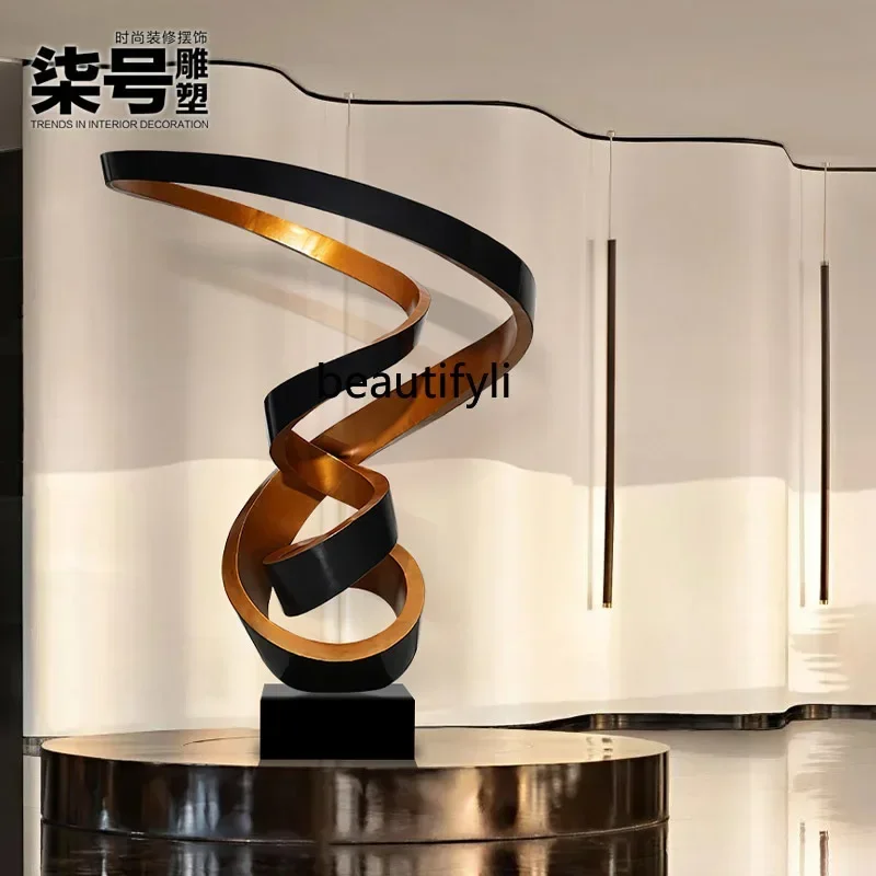 

D96 NEW Lobby ornaments, sales office, sculpture, large floor-to-ceiling hall, abstract art installation, opening gifts