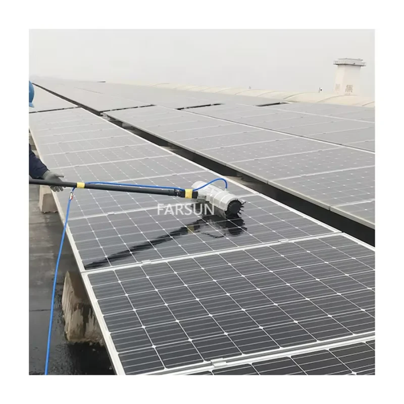 طقم تنظيف FarSun Smart 3.6M، روبوت تنظيف الألواح الكهروضوئية للبيع