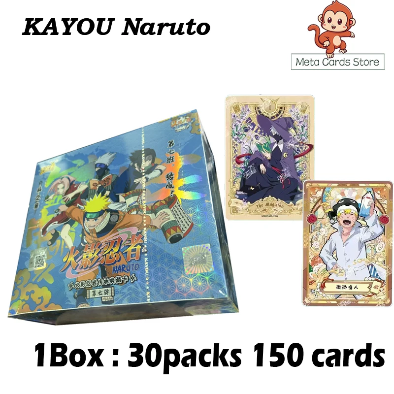 KAYOU Naruto T2W7 más nuevo Anime Hobby colección tarjeta Doujin Booster Box CCG SSR SP tarjeta rara niños juguetes regalos