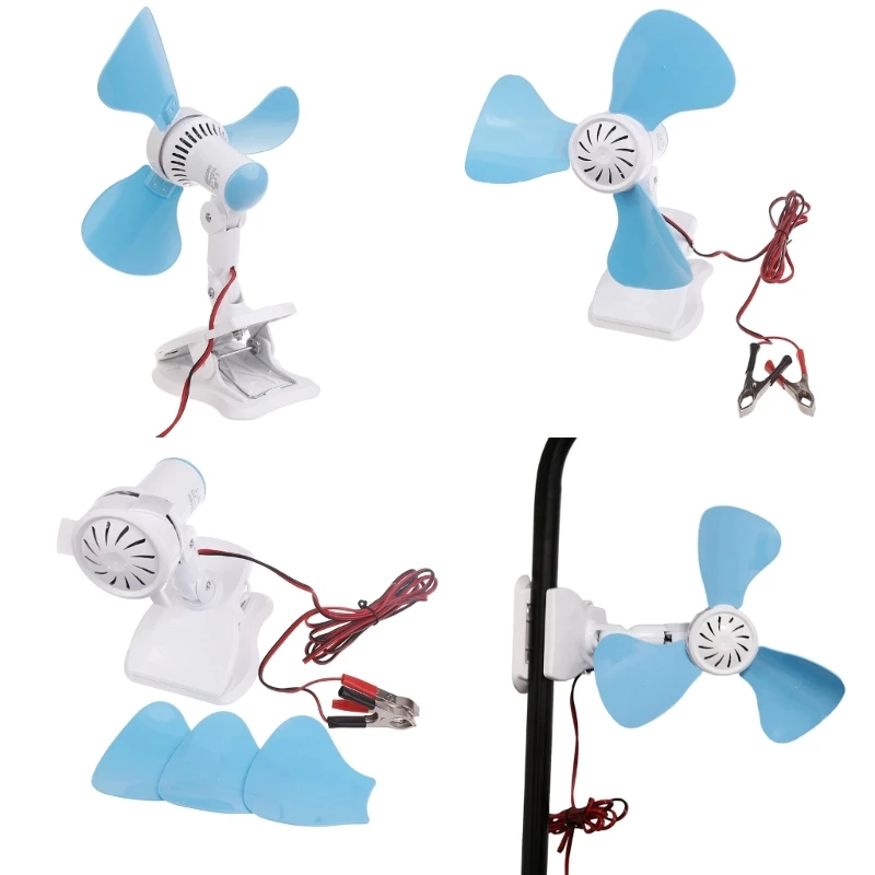 10 pouces Portable SUV camion ventilateur de voiture ventilateur universel 12V 15W Clip sur la maison Auto campeurs ventilateur