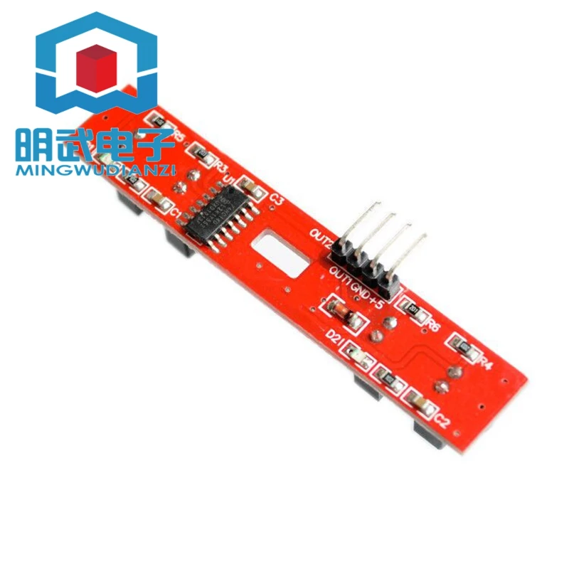 2WD IntellIgent Tracking Car Counter Counting Module 2-way Motor Speed MeasureMent (red)