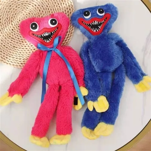 2026 huggy huggy Poppy Playtime 40CM Kawaii Stuffed Plush Toy Cute Cartoon Character Creative Soft Skin Friendly Gift