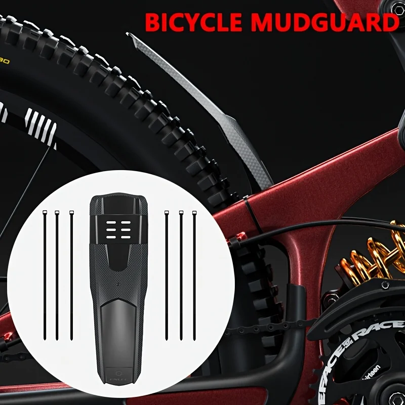 Bicycle Mudguard Mountain Bike Front Rear Rain Mud Shield Lightweight Universal Splash Proof MTB Bicycle Hard Shell Fender