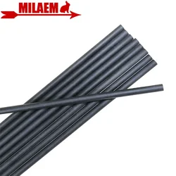 6/12/24/50pcs 30inch Archery Mix Carbon Arrow Shaft Spine 500 ID6.2mm OD7.8mm Hunting Bow Target Shooting Accessories