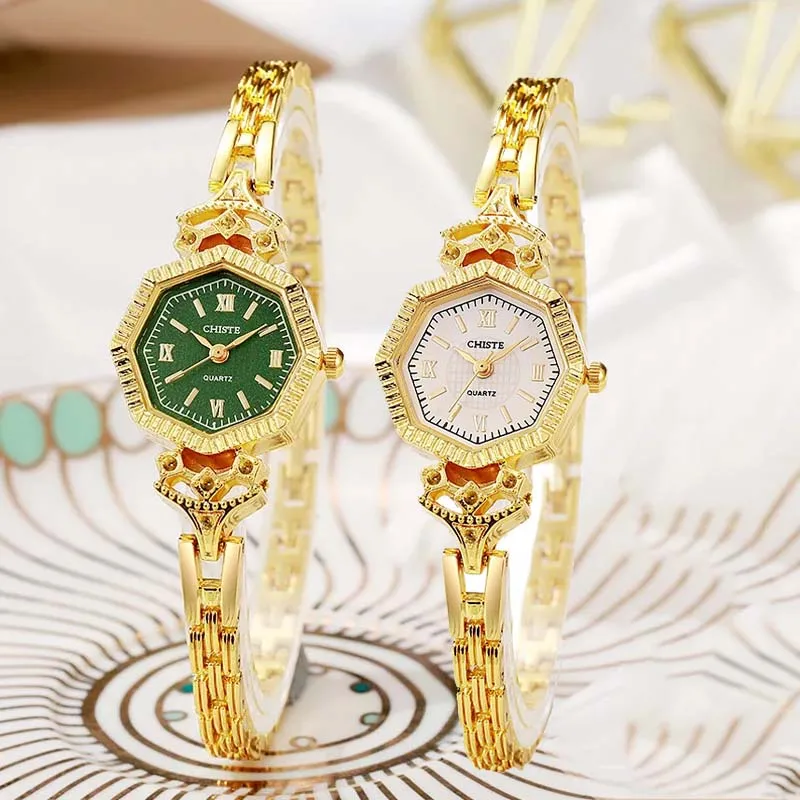 

Золотые часы, женские часы-браслет известного бренда, многоугольный циферблат, женские роскошные подарочные наручные часы, дропшиппинг, часы Relojes Para Mujer