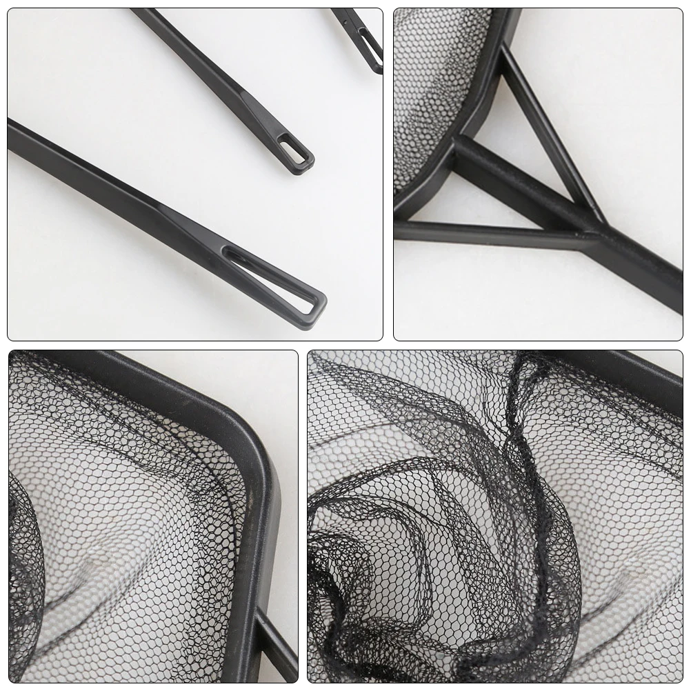

2Pcs Fish Durable Fishing L Net Practical Fishing L Net Nylon Aquarium Accessories Catch Release Nets ABS Dip