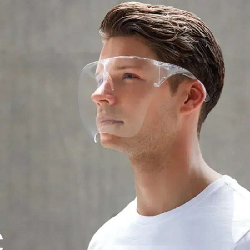 1Pcs Full Face High-definition Transparent Anti Fog Protective Mask Guard Protector Marks Goggles Anti-spray Safety Glasses image 4