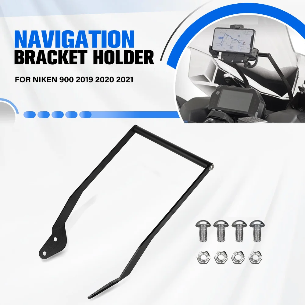 

For YAMAHA NIKEN 900 2019 2020 2021 Niken 900 Motorcycle GPS Smart Phone Navigation Plate Bracket Adapt Holder Navigation Holder