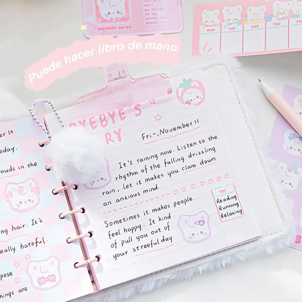 السلس الكتابة سميكة ورقة غامض الحيوان الكلب القط شكل دفتر مذكرات اللوازم المدرسية