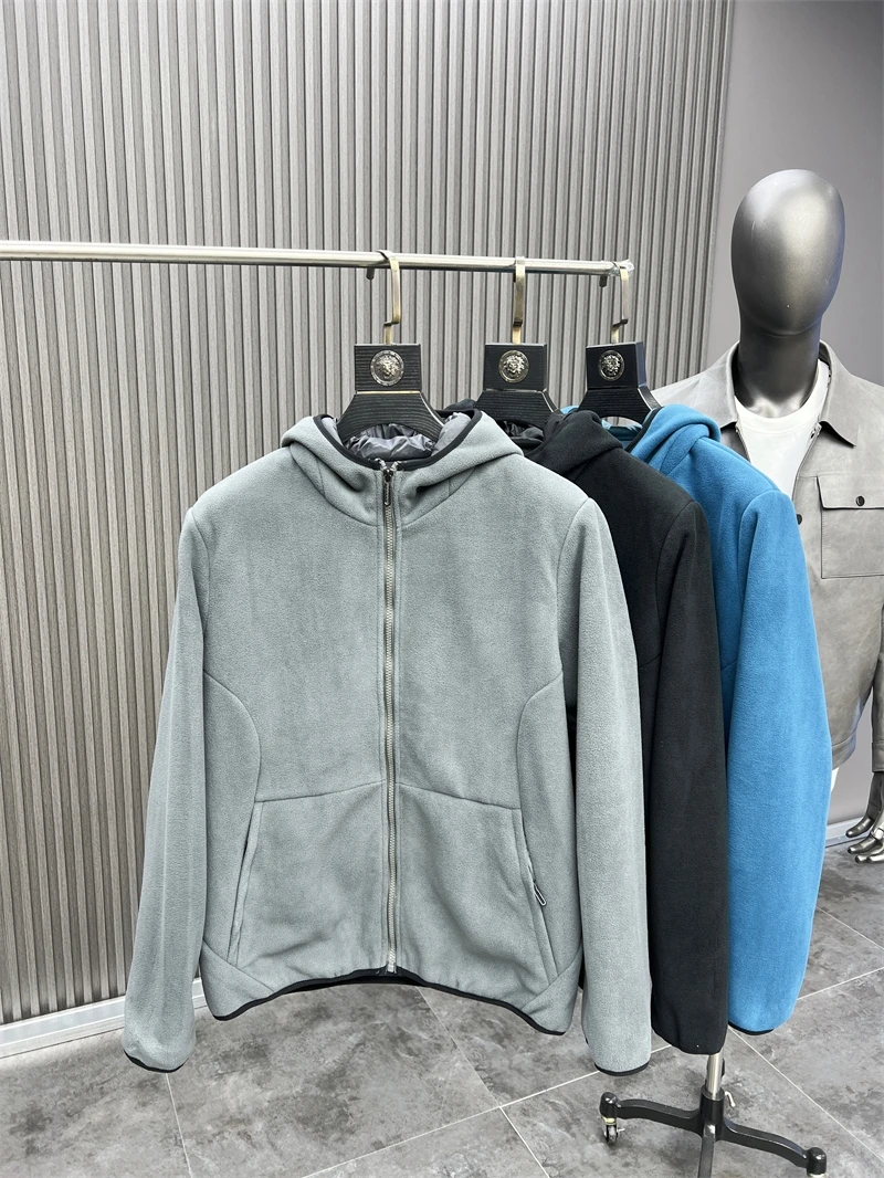 

Svip Lightweight Warm Fce Hooded Men's Jaet Casual Anti-Pilling Static-Free Autumn Winter Faion Outerwear Coat