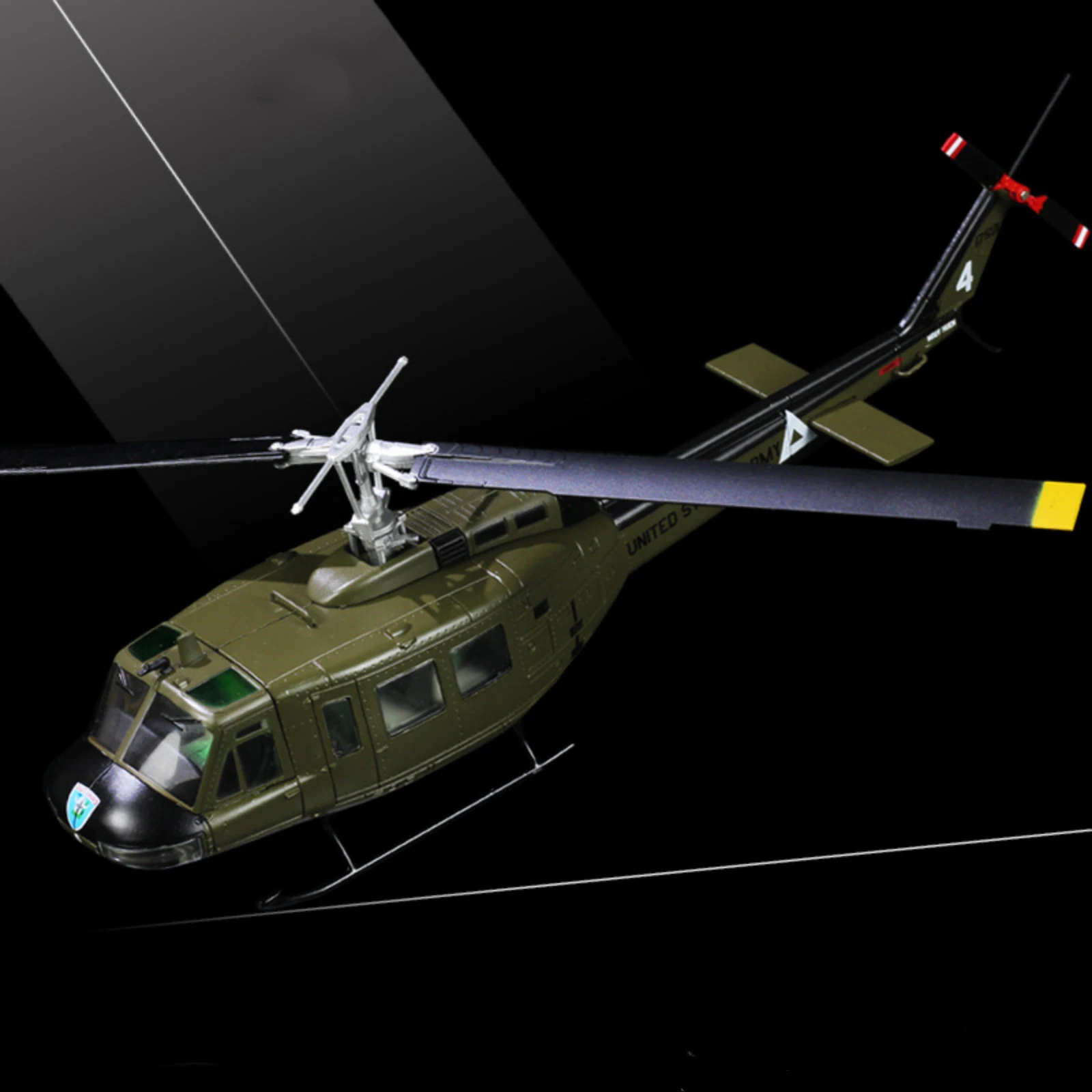 1/48 Bilancia AF1 Esercito degli Stati Uniti UH-1H Huey Elicottero per Uso Generale Diecast 17501 In Lega Finita Modello di Aereo Militare Giocattolo
