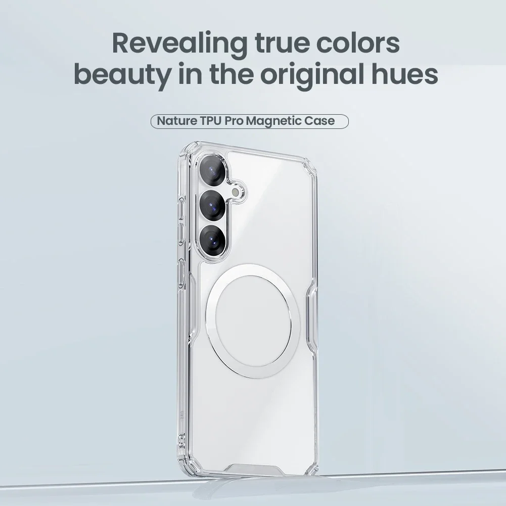 

NILLKIN For Samsung Galaxy S25 Ultra Magsafe Case Nature Pro Lens Protection Back Cover For Samsung S25/S25 Plus Magnetic Case