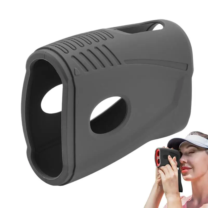 Protective Rangefinder Case Soft Silicone Case For Golf Rangefinder Portable Golf Rangefinder Protector With Lanyard