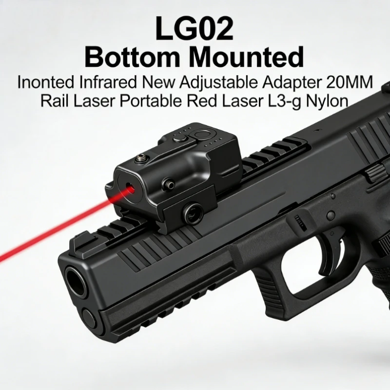 

High Precision Adjustable LG02 Infrared Red Laser 20mm Rail Mount L3-g Nylon Portable Tactical Sight