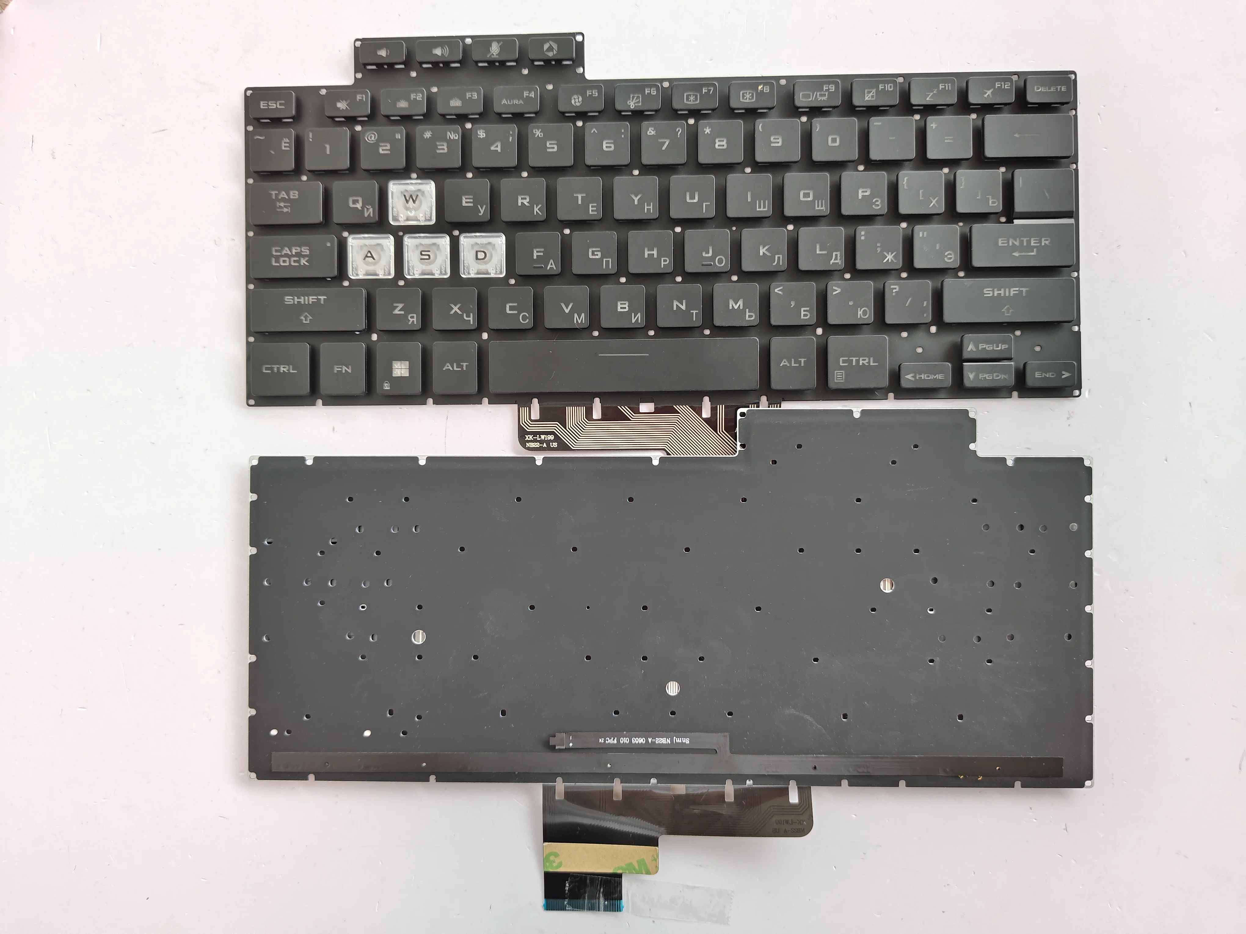 RU Layout for ASUS TUF Air FX516 FX516P FX516PR FX516PM FA516 Laptop Keyboard
