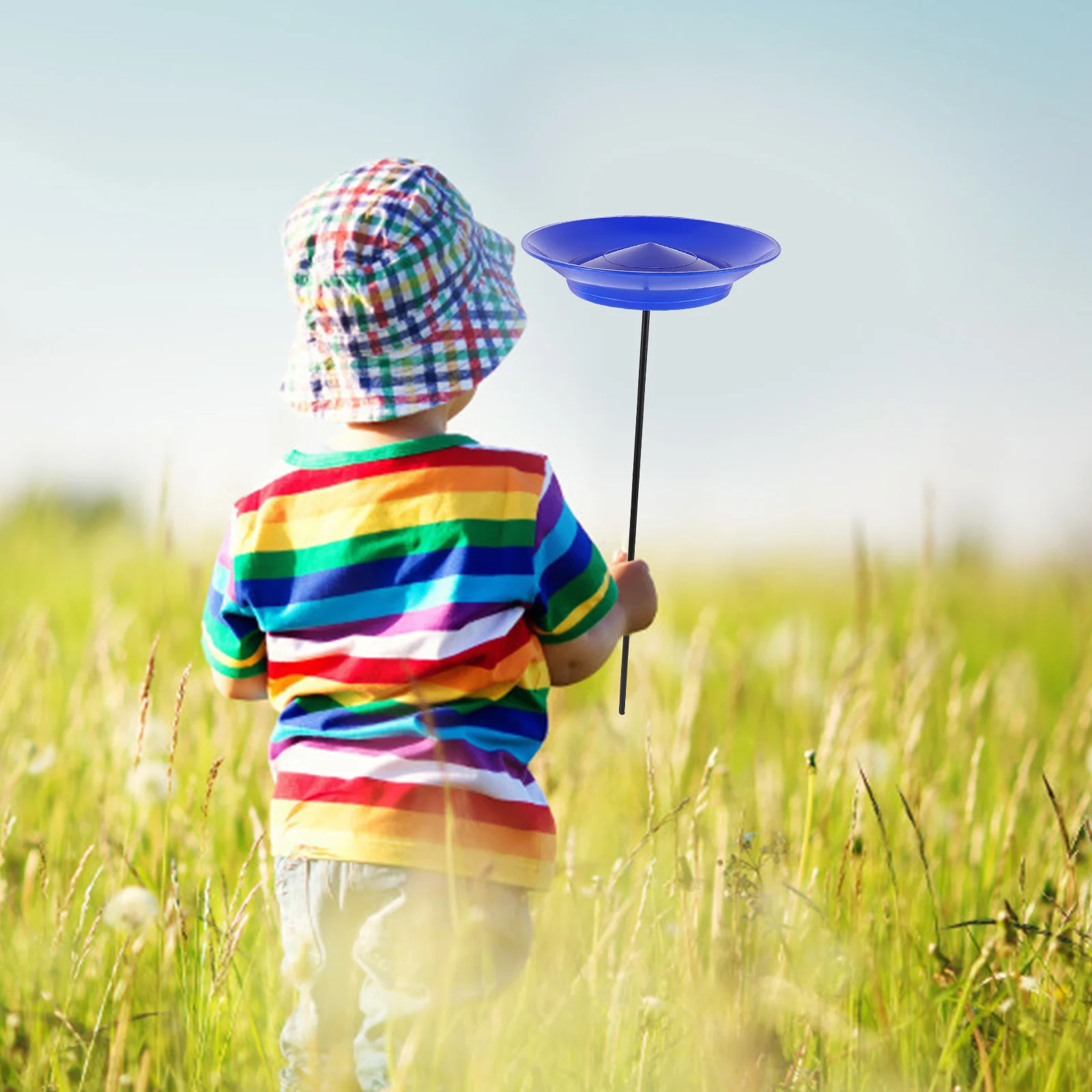 

2 Sets Juggle Juggling Hands Circus Party Supplies Rotating Board Plastic Acrobatic Stick Child