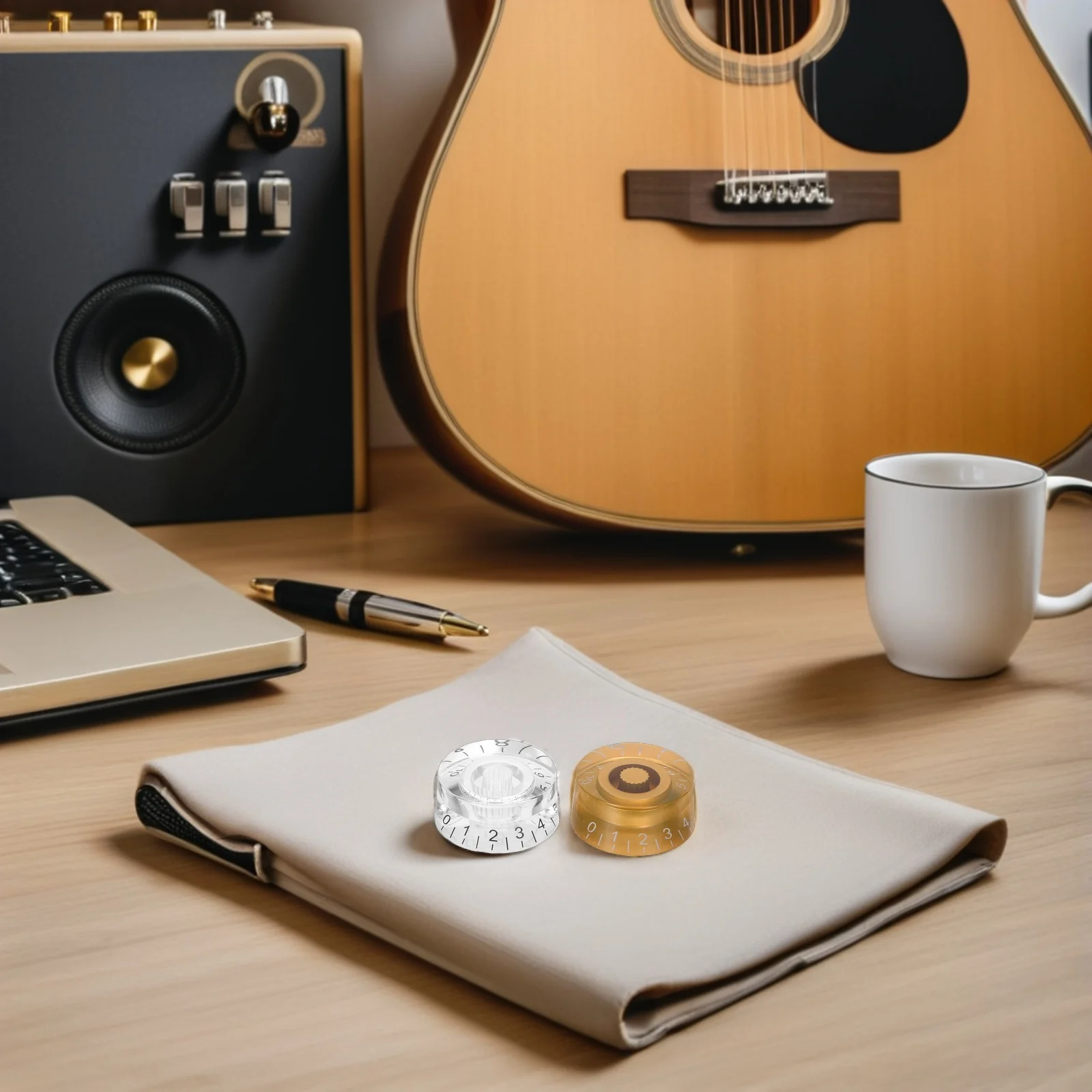 

8Pcs Guitar Volume Knobs Cylinder Rubber Tone Control Caps Smooth Adjustment Electric Guitar Replacement Parts Bass Accessories