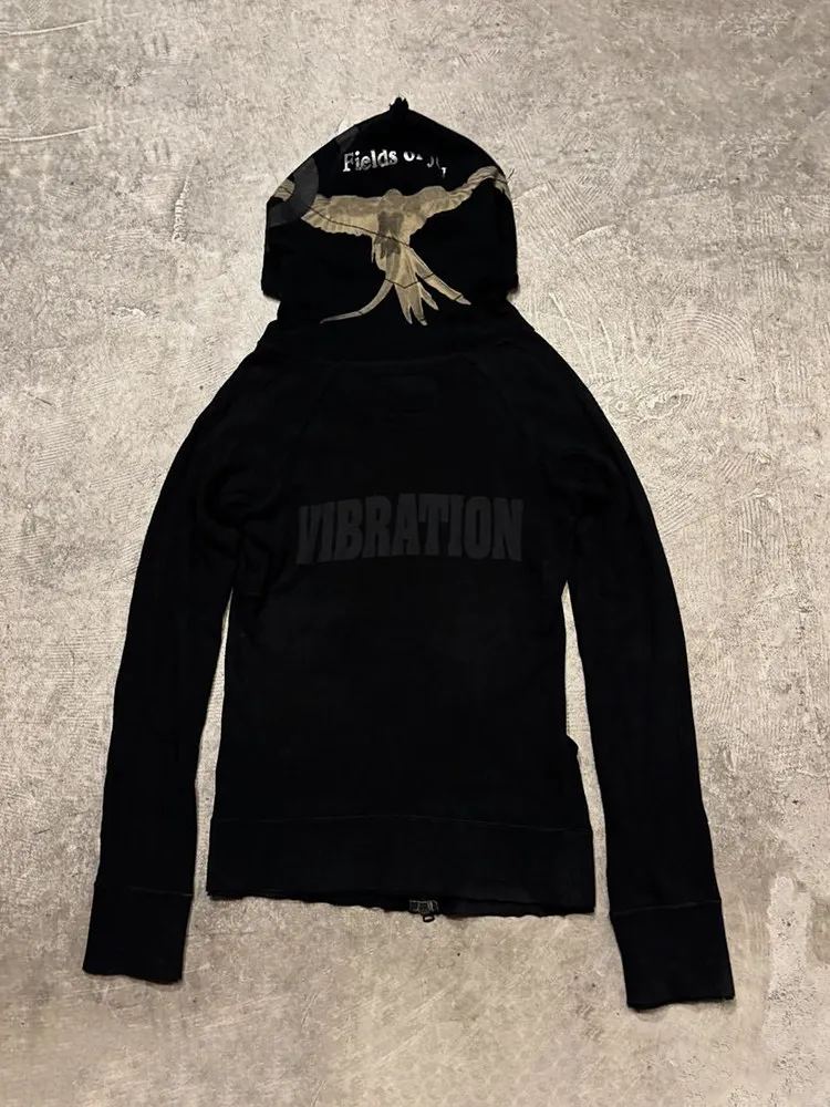 Jaqueta de moletom com capuz e manga comprida com estampa LGB Vision Reaper Ryuk