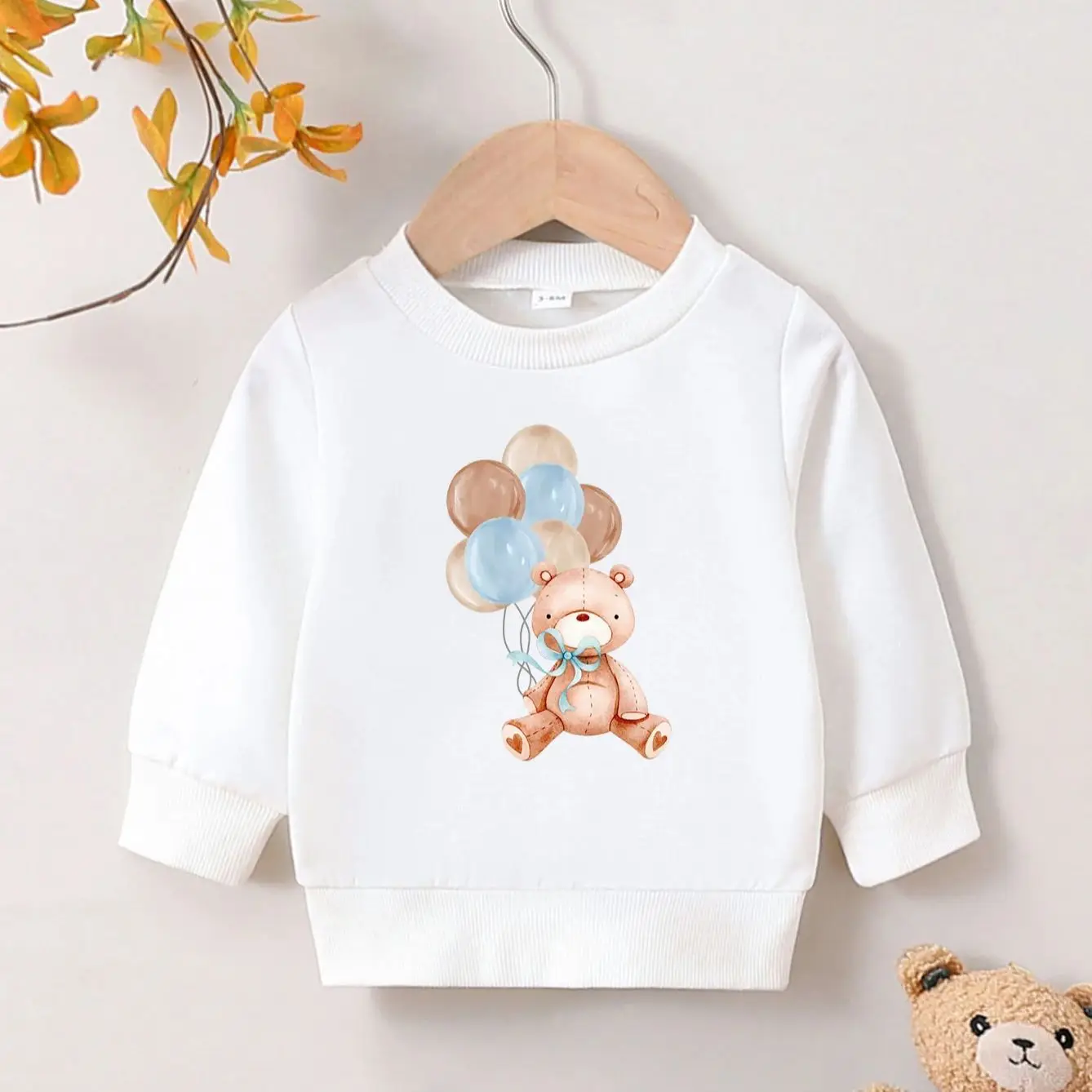 Autumn And Winter Cute Cartoon Casual Printed New Hoodies For Boys Aged